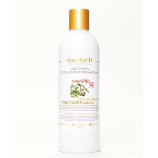 Dầu gội nguyên chất Cam - Phong lữ - Pure Castile Orange Geranium Shampoo 500ml