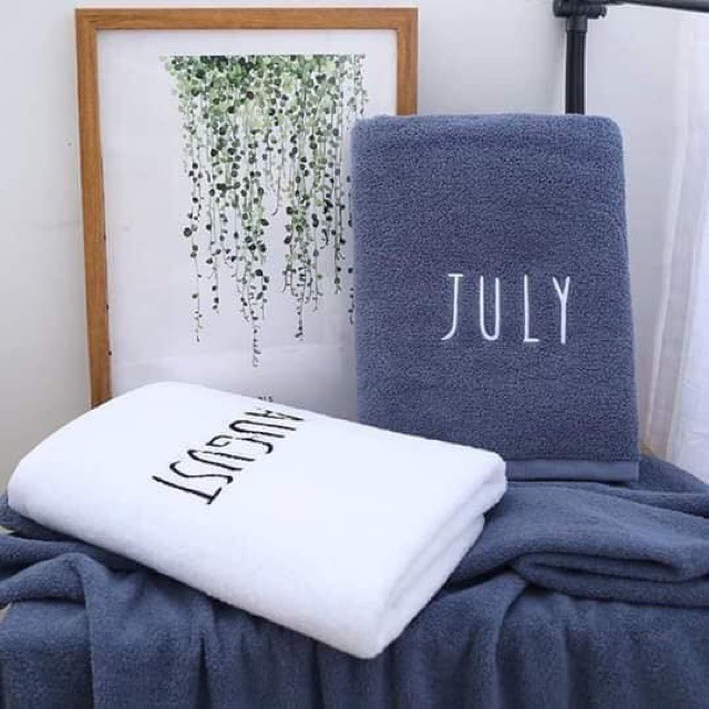 KHĂN TẮM SPA KHÁCH SẠN COTTONG IN TÊN THÁNG TO 70*140cm
