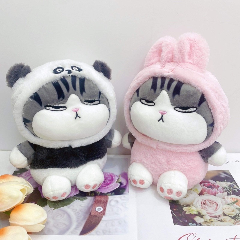 THÚ BÔNG MÈO HOÀNG THƯỢNG COSPLAY GẤU TRÚC, THỎ, ẾCH