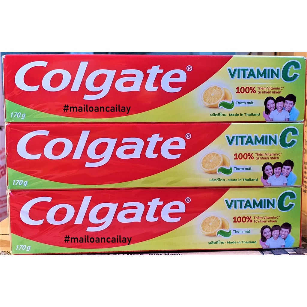 Kem đánh răng Colgate MaxFresh VITAMIN C 170g