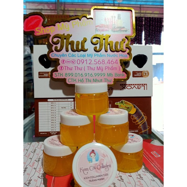 Kem Kích Collagen Kích Trắng Da Cấp Tốc