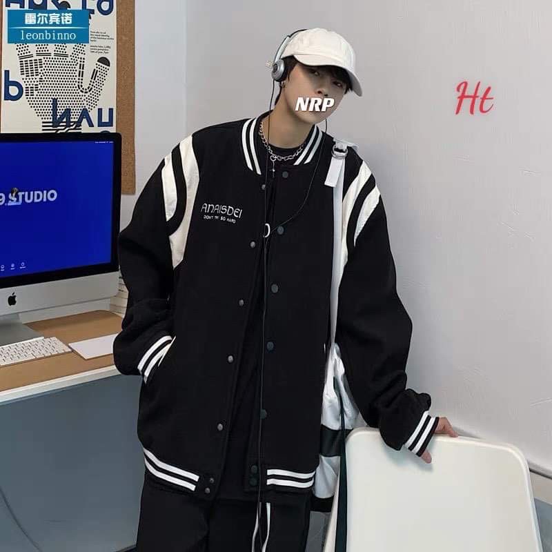 Áo khoác bomber bóng chày AN HT12