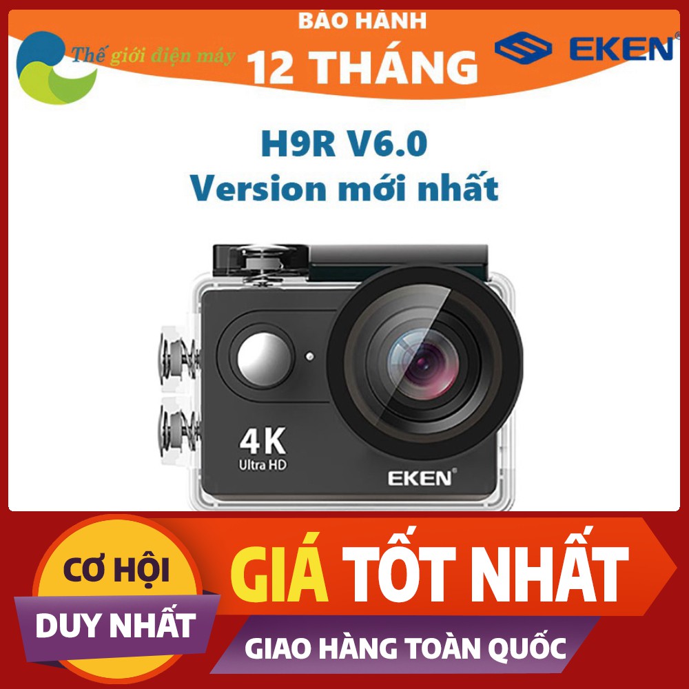 [SaleOff] Camera thể thao, camera hành trình Eken H9R(có remote) version 8.1, bảo hành 12 tháng tặng filter đỏ và tripod