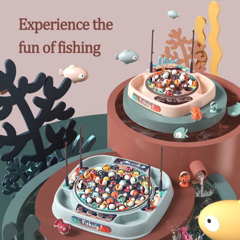 Bộ Đồ Chơi Câu Cá Đa Năng Cho Trẻ Em 14.6x12.6x2.1 &quot;