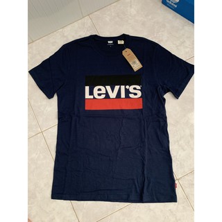 ÁO THUN NAM LEVI'S SIZE S, BLUE