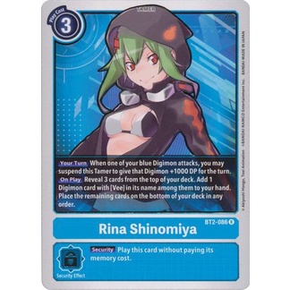 Thẻ bài Digimon - TCG - Rina Shinomiya / BT2-086'