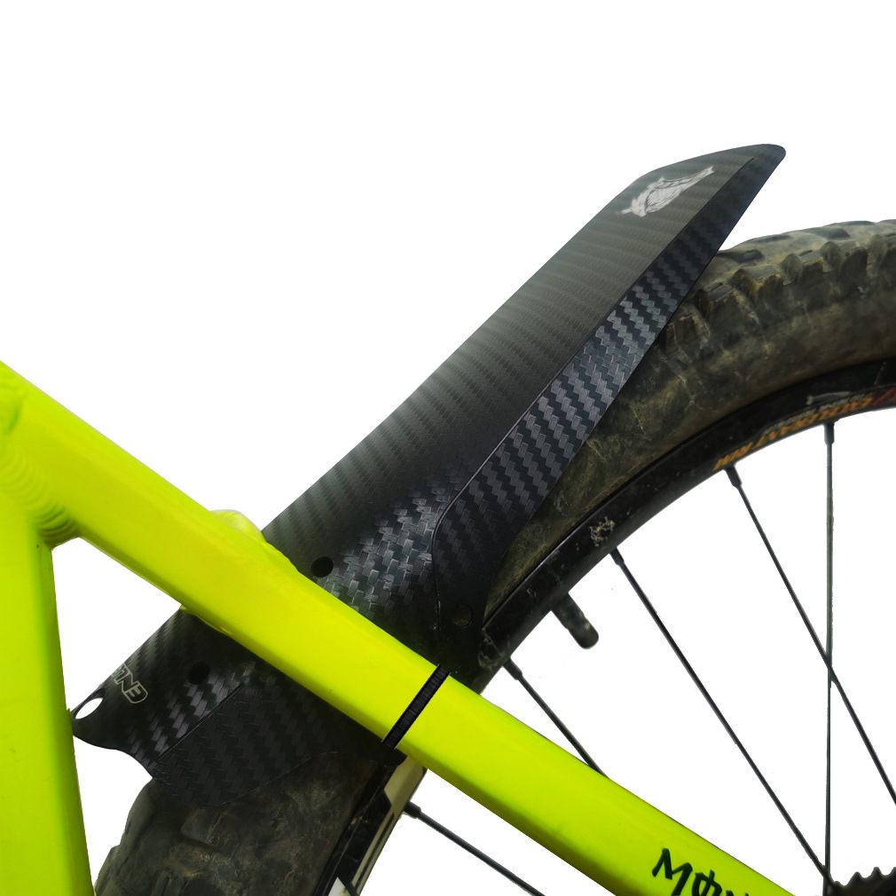 Tấm chắn bùn MOSOWORLD bằng sợi carbon đa năng gắn bánh xe trước / sau cho xe đạp leo núi