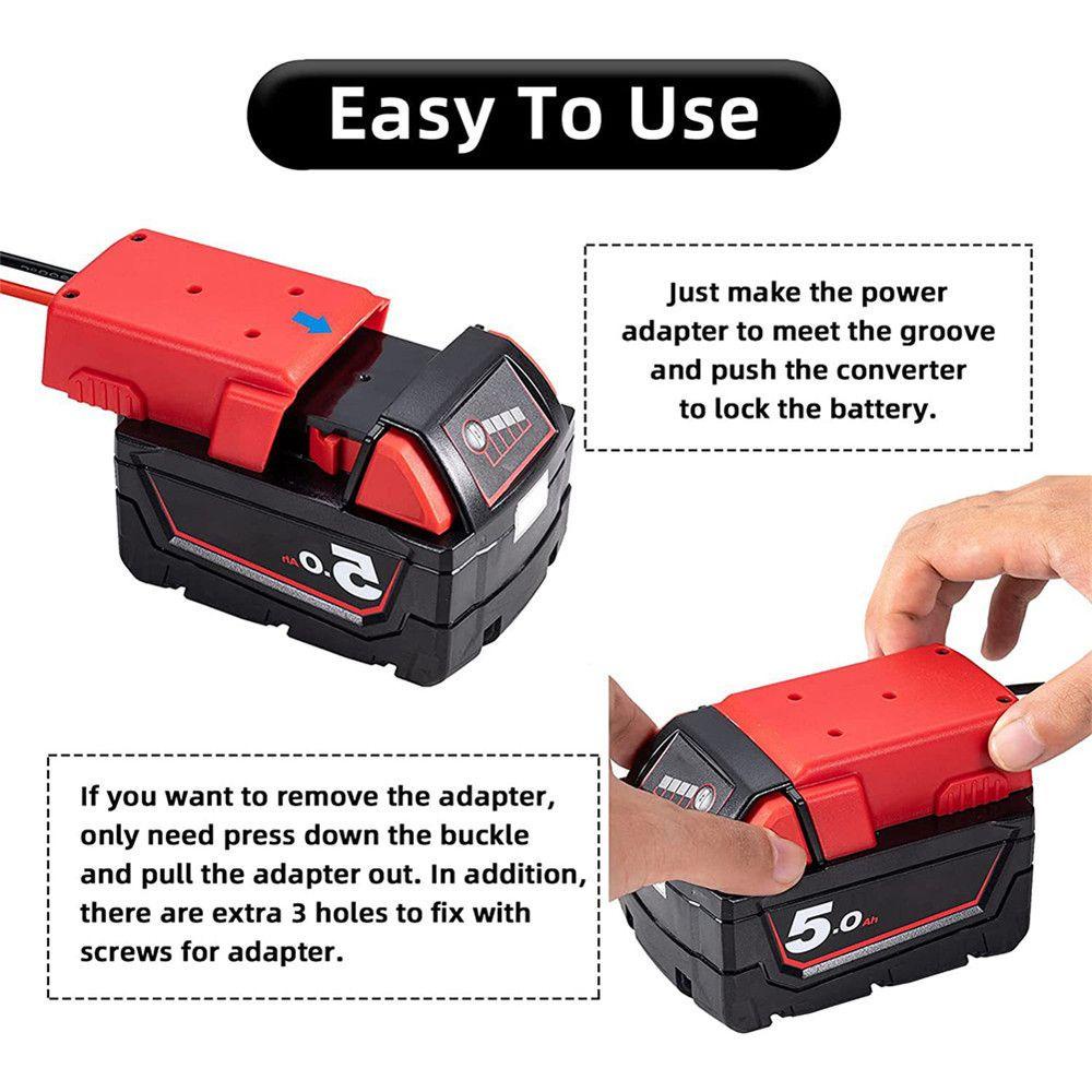 Đầu Nối Nguồn Pin Milwaukee M18 Li-Ion