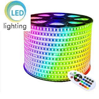 LED DÂY 5050 GRB 220V dùng ngoài trời (5 mét)