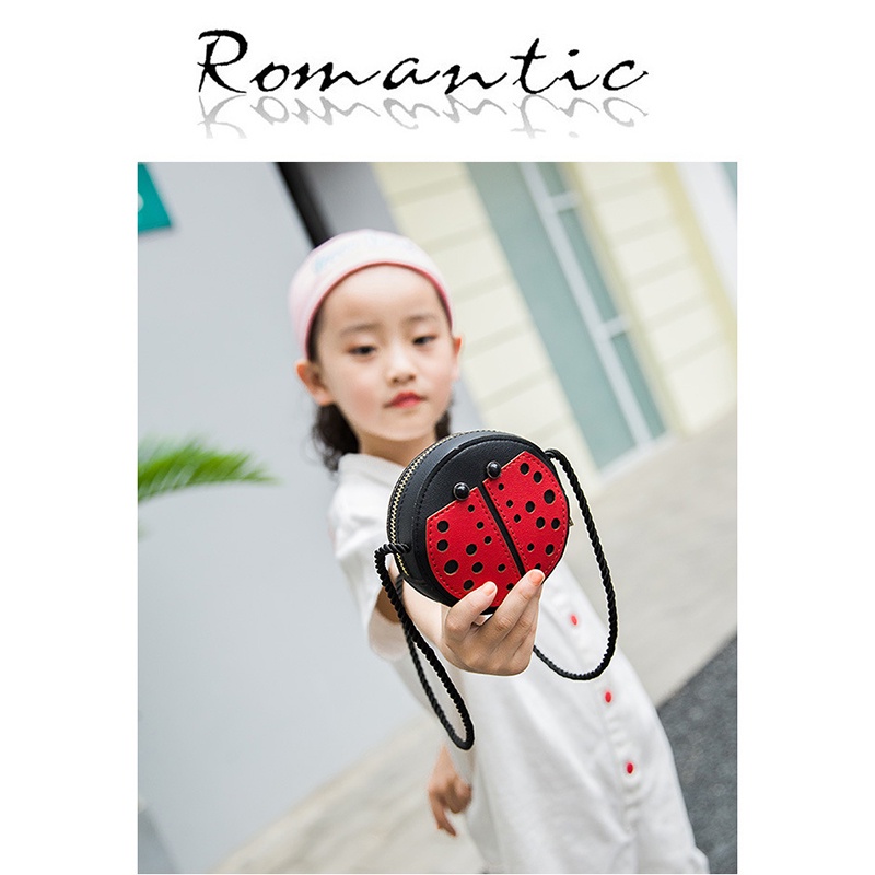 Túi Đeo Chéo Mini Hình Bọ Rùa Dễ Thương Cho Bé