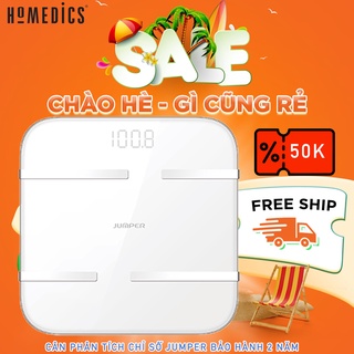 [BH 2 Năm] Cân phân tích sức khoẻ thông minh 14 chỉ số, kết nối APP Jumper JPD-BFS200A