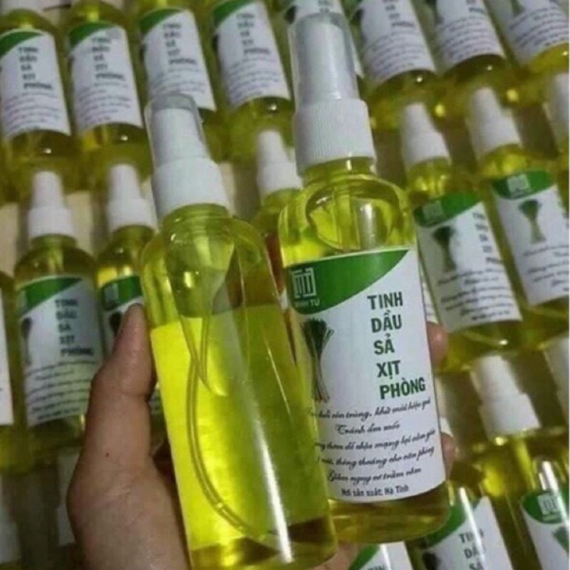 Tinh dầu xả chanh xịt phòng nguyên chất. Khử trùng chống ẩm mốc