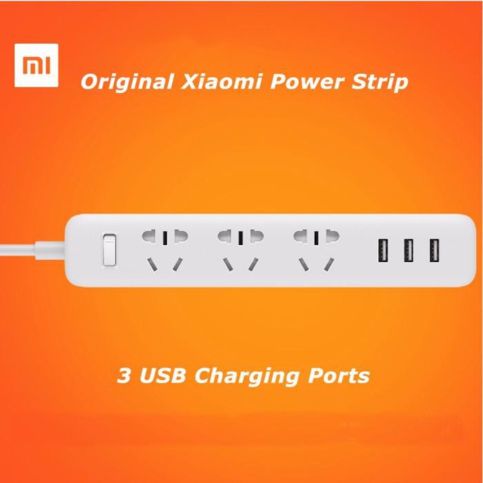 Ổ Cắm Điện Xiaomi Mi Smart Power + 3 Cổng Usb 2a Màu Trắng