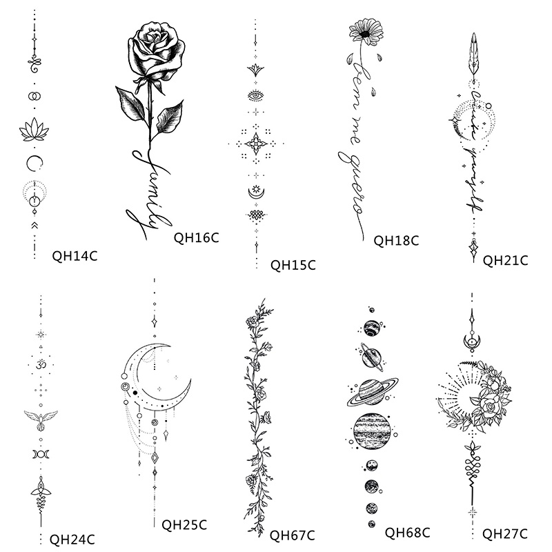 Hình Xăm Dán Tạm Thời 15 Ngày Chống Thấm Nước Độc Đáo