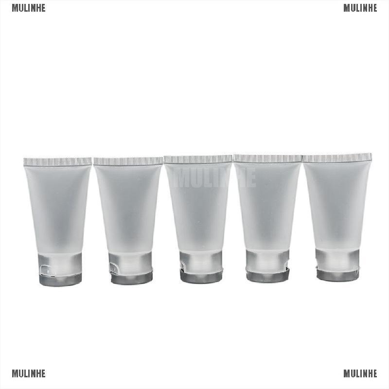 Set 5 Lọ Rỗng Trong Suốt 20/30/50/100ml Đựng Mỹ Phẩm Tiện Dụng