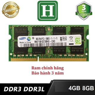 Ram Laptop 4Gb, 8Gb DDR3L bus 1600 và một số loại khác, hàng tháo máy chính hãng, bảo hành 3 năm