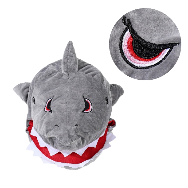 Oneri Mũ Trùm Đầu Hình Cá Mập Màu Xám Mới Lạ Chống Gió Dành Cho Chụp Hình Đường Phố