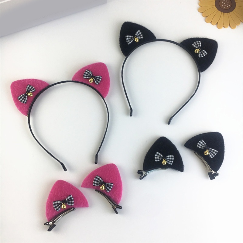 Flgo Băng Đô Tai Mèo Lông Mềm Mại Đáng Yêu