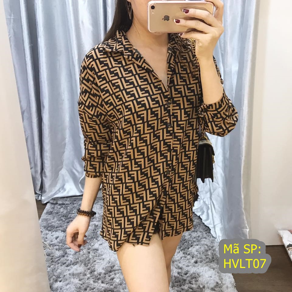 Áo sơ mi nữ tay dài  HVLT07