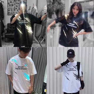 Áo Thun Unisex Phản Quang Tia Sét