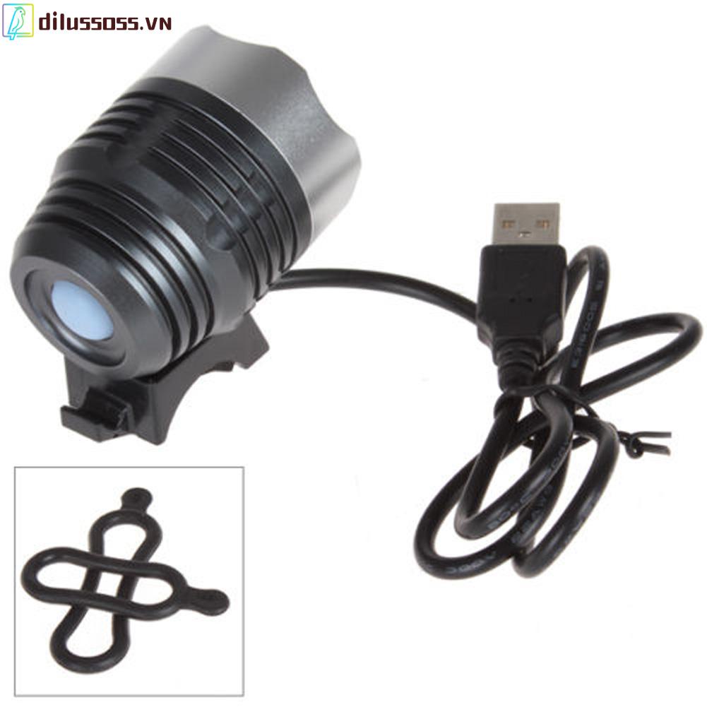 Đèn pha LED 3 chế độ XM-L T6 Q5 1200Lm cho xe đạp