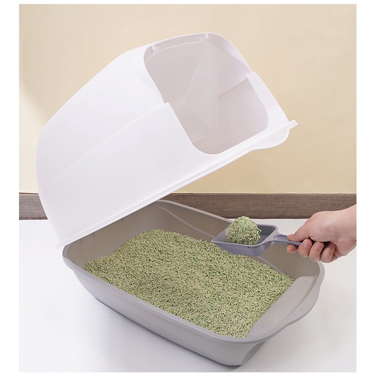 Nhà Vệ Sinh Khép Kín 1 Cửa Vuông Cho Mèo NVS5035 MIAOCAT