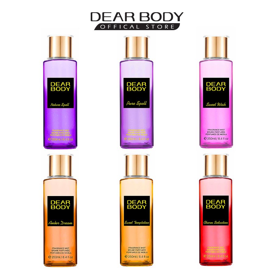 Xịt Thơm Toàn Thân DEAR BODY Fragrance Body Mist 250ml