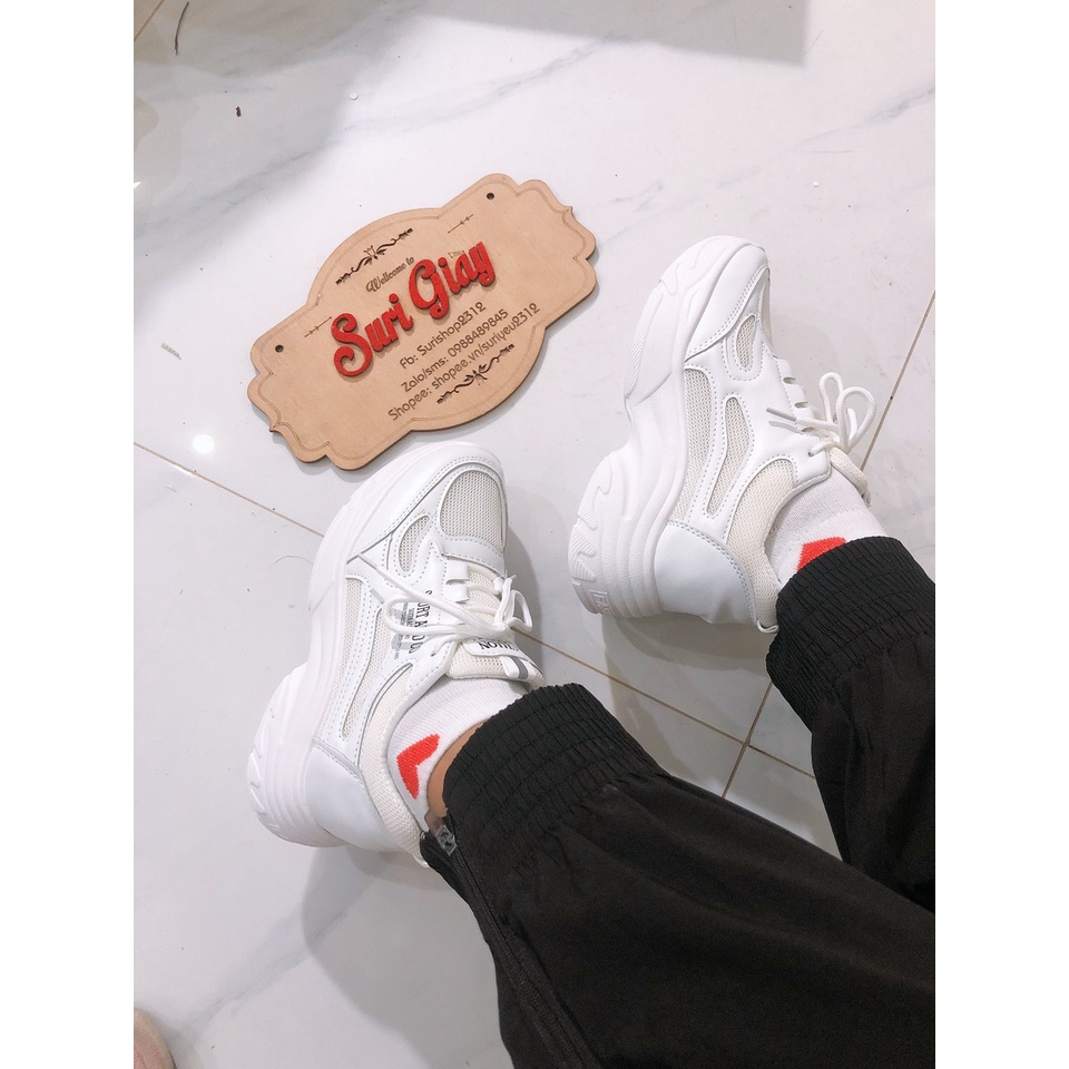 FREESHIP GIÀY THỂ THAO NỮ, GIÀY THỂ THAO NÂNG ĐẾ MẪU MỚI SIÊU HOT MS B22