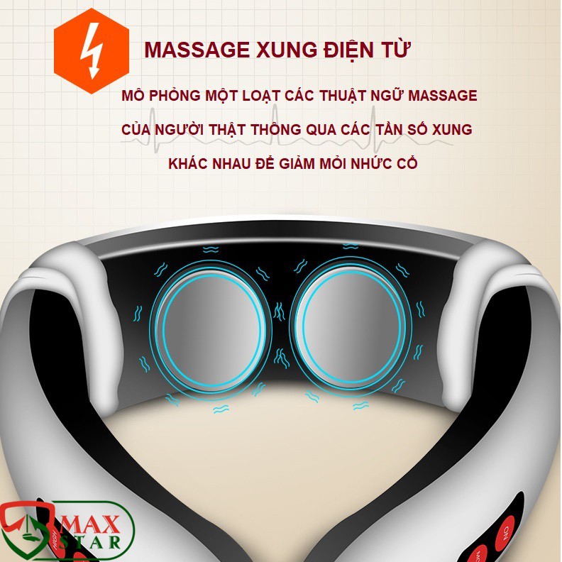 Máy massage cổ vai gáy vật lý trị liệu CAO CẤP LOẠI 1 Massage cổ thông minh ✅