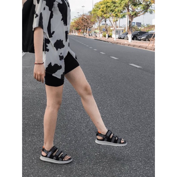 Sandal Unisex Letas Phản Quang D1003 Tro Ghi