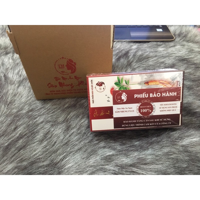 Tăng cân Sâm nhung plus 60v [ Kèm Thẻ Bảo Hành Không Tăng Hoàn 100% ] | BigBuy360 - bigbuy360.vn