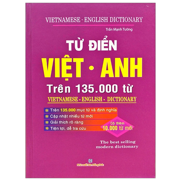 Sách - Từ Điển Anh - Việt Trên 135.000 Từ