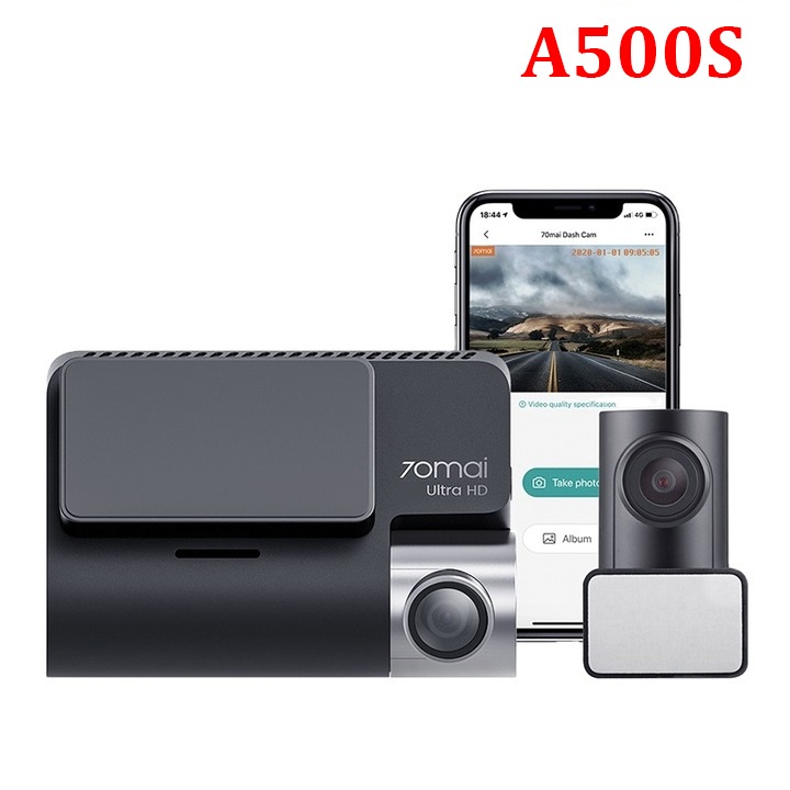 Camera hành trình ô tô 70mai Dash cam M300/ Pro Plus + A500S độ phân giải 1944P (Phiên bản Quốc Tế)