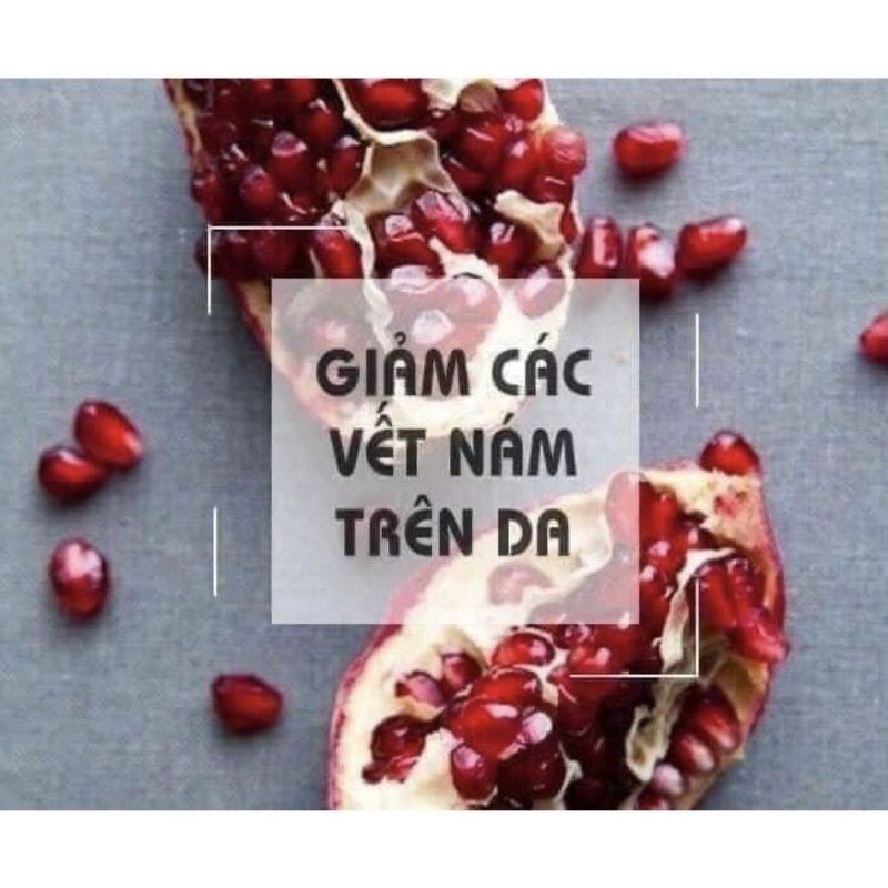 Viên chống nắng nội sinh chiết suất lựu Puritan s Pride Pomegranate Extract 500mg 60 viên  Tinh Chất Lựu Puritans Pride