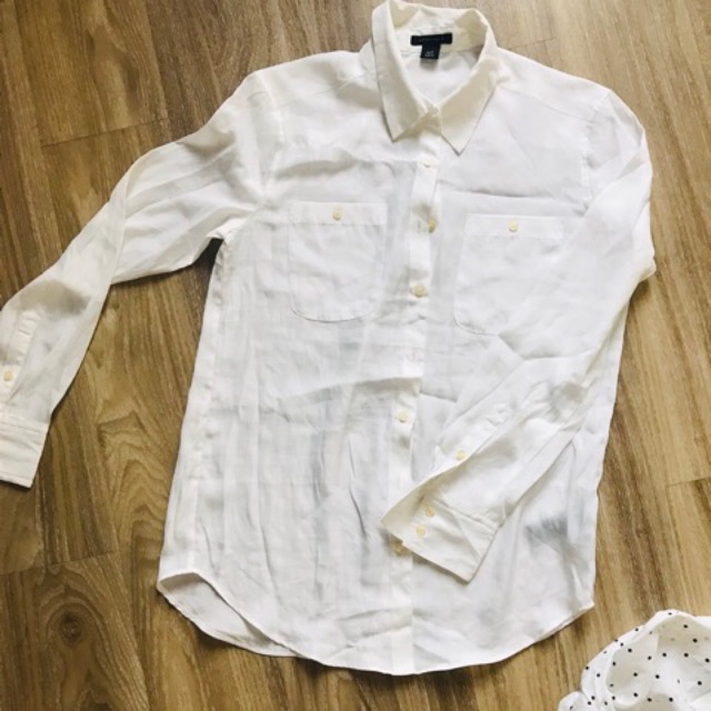 Combo 2 áo sơ mi trắng và bi