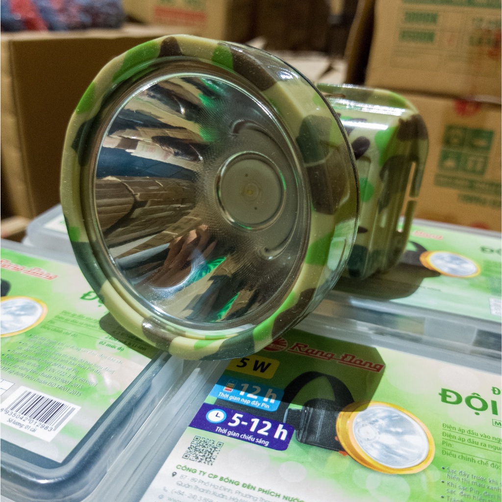 Đèn pin đội đầu LED SẠC ĐIỆN, Siêu sáng Rạng Đông 3W, 5W