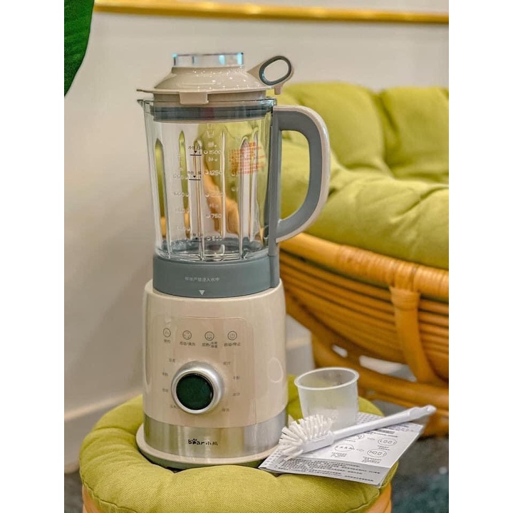 Máy Làm Sữa Hạt Bear - Sữa Đậu Nành -Máy Xay Sinh Tố - Bear PBJ-B10U5 1,5L- 8 Chế Độ Chức Năng