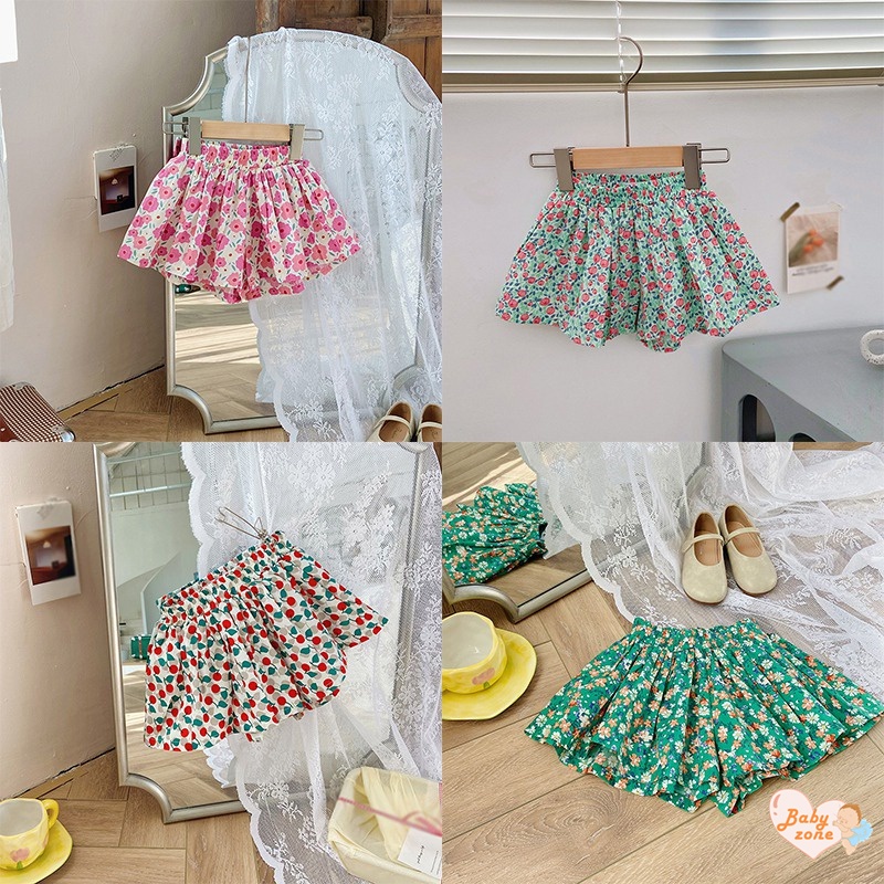 Quần Short Giả Váy Thời Trang Cho Bé 2-7 Tuổi