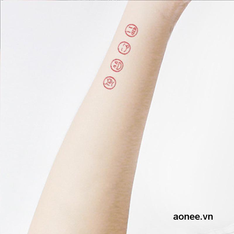 ✨✨1 Miếng Dán Xăm Hình Trái Tim Chống Thấm Nước Lâu Trôi Sáng Tạo