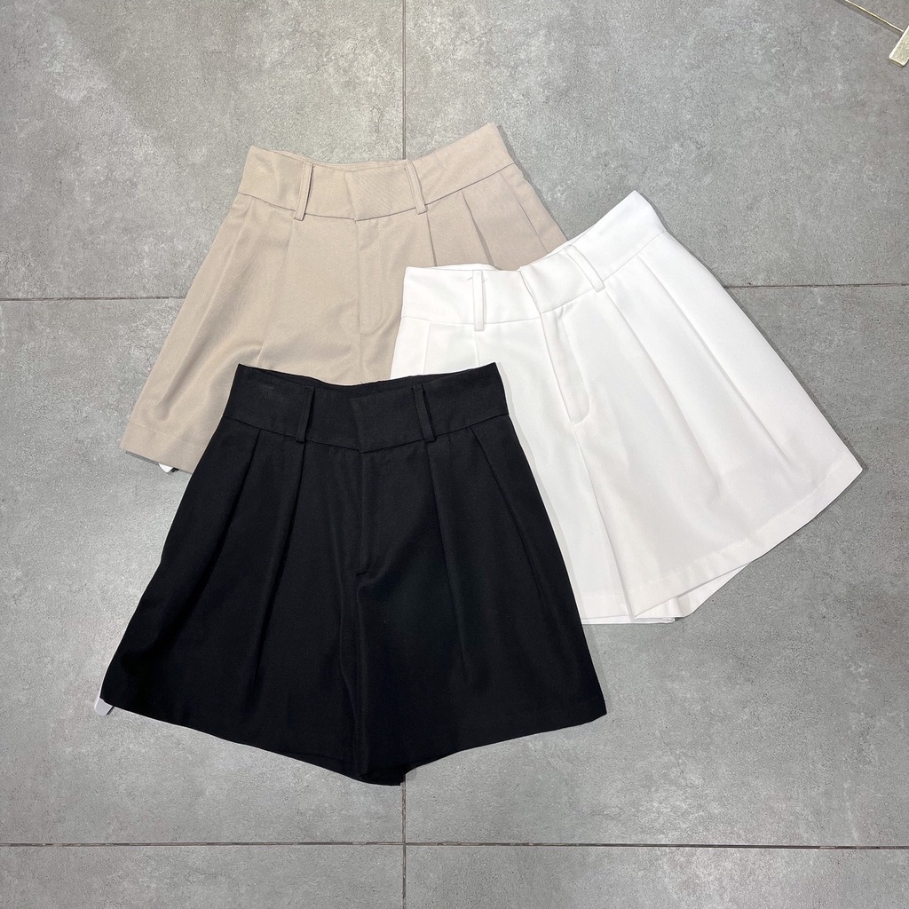 Quần kaki lưng cao xếp ly , Peace House Clothing