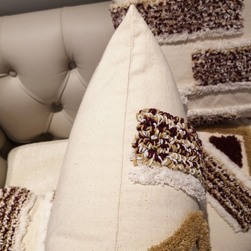 Xiangbao Vỏ Gối Đệm Siêu Mềm Phong Cách Bộ Lạc Bohemian Bắc Âu Cho Ghế Sofa