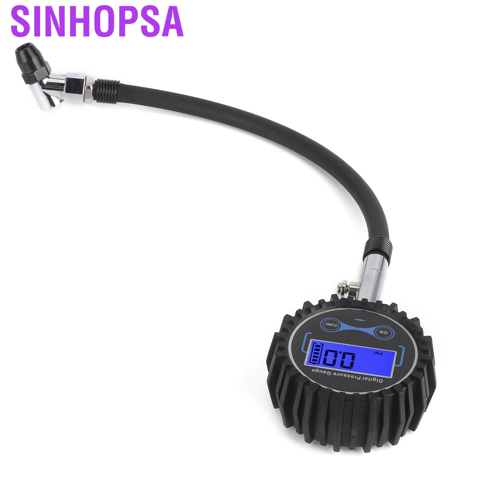 Máy Đo Áp Suất Lốp Xe Hơi Sinhopsa 200psi 4 Đơn Vị