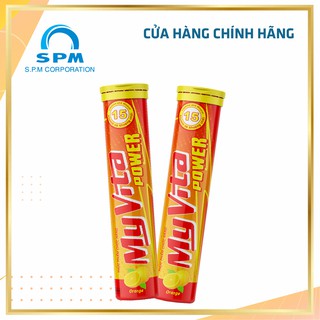 Viên sủi MyVita Power (Hương Cam) - Bổ sung Vitamin & Khoáng chất- Tăng cường đề kháng - Tuýp 20 viên