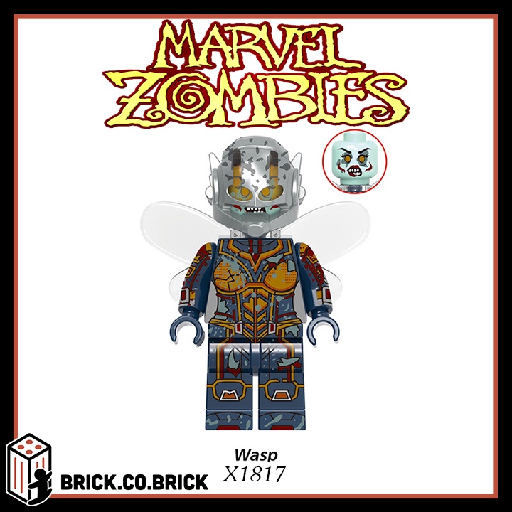 Lego Marvel Zombies Đồ Chơi Lắp Ráp Minifigures Siêu Anh Hùng Zombie Cương Thi Bản Mới Nhất X0325 Captain Doctor Strange