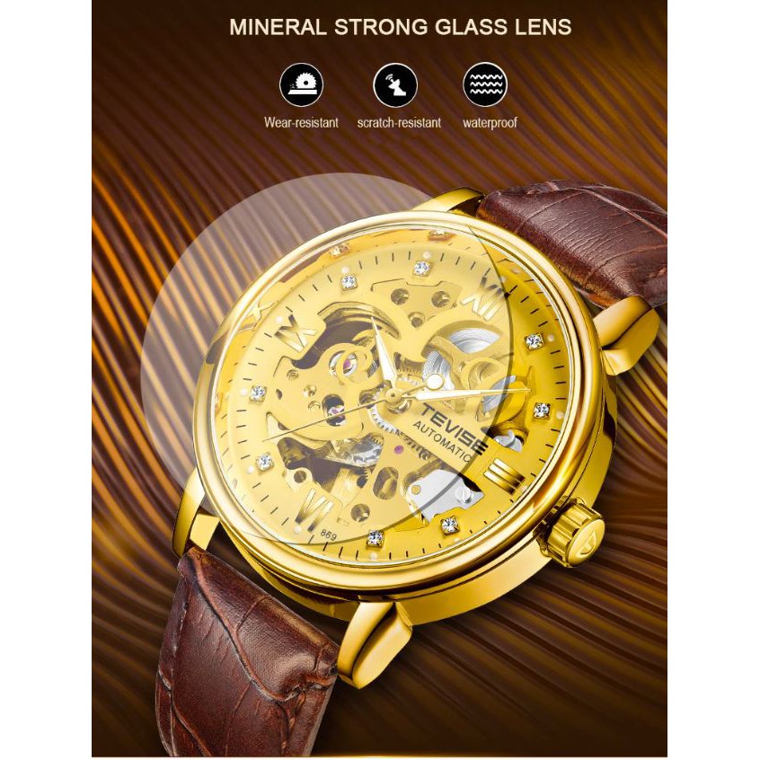 [Chính Hãng] Đồng Hồ Nam Cơ Tự Động TEVISE T795-1 Máy TEV Thế Hệ II Nhập Khẩu | BigBuy360 - bigbuy360.vn