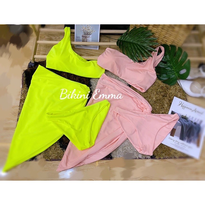 [ HÀNG CÓ SẴN ] Set bikini hot 2021 Ngọc Trinh đi biển, xoắn hông (kèm hình thật) | BigBuy360 - bigbuy360.vn