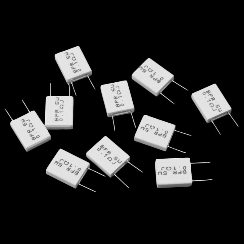 Set 10 điện trở không dẫn 0.1R 5 W 5% 0.1Ohm