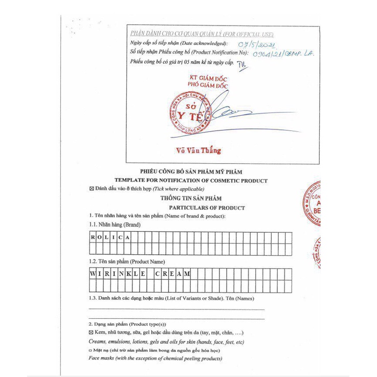 Kem Xóa Nếp Nhăn Wirinkle cream ngừa lão hóa | BigBuy360 - bigbuy360.vn