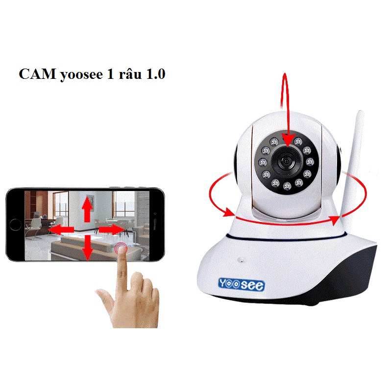 CAMERA GIÁM SÁT YOOSEE 1.0 | Quay Đêm Siêu Nét - Kết Nối Đa Thiết Bị | ĐỘ PHÂN GIẢI HD 1280P x 720P - 60000