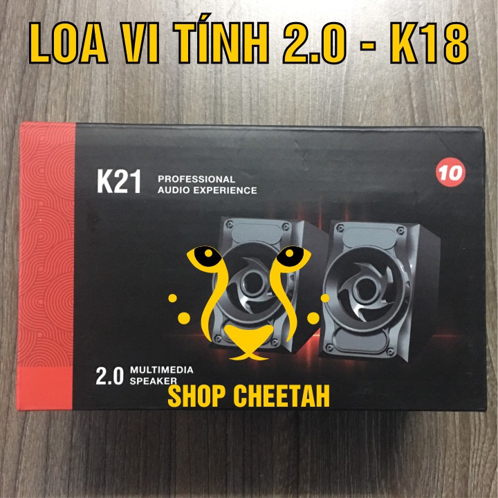 K21 &amp; K18 – Loa Vi Tính 2.0 – Multimedia Speaker 2.0 – Hàng nhập khẩu – Bảo hành 3 tháng